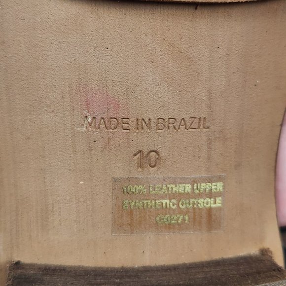 Madewell The Veronique Sandal in Colorblock Leather sz 10 - Picture 10 of 10